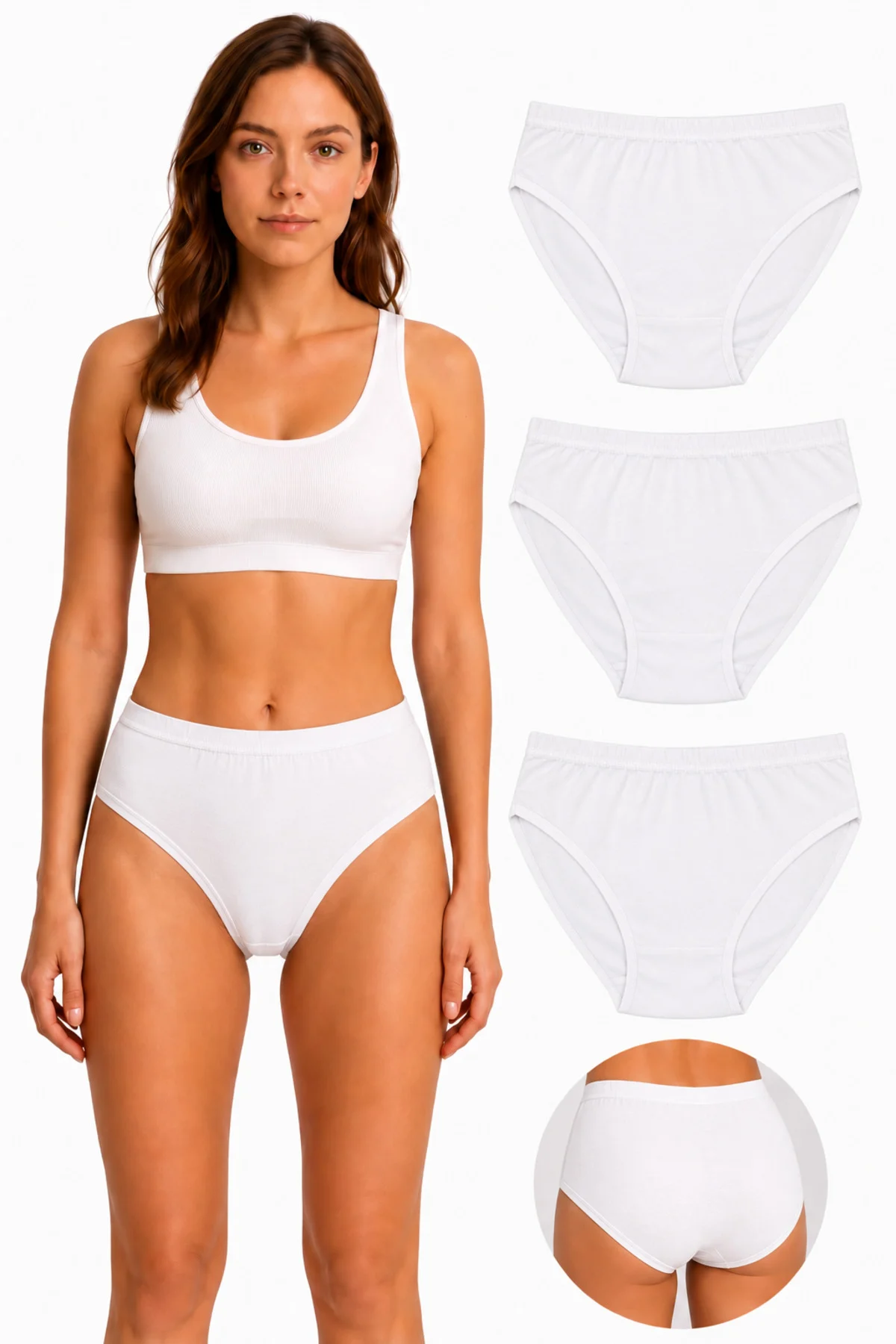 Biyeli Bato Kadın Külot 3'lü Paket %100 Pamuk Geniş Kalıp Yüksek Bel Siyah Beyaz Ten L XL 2XL 3XL 4XL 5XL Büyük Beden Biyeli Bato Kadın Külot 3'lü Paket %100 Pamuk Geniş Kalıp Yüksek Bel Siyah Beyaz Ten L XL 2XL 3XL 4XL 5XL Büyük Beden