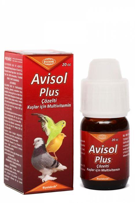 Biyoteknik  Avi Sol Plus Kuş Vitamini 20 Cc 1 Adet