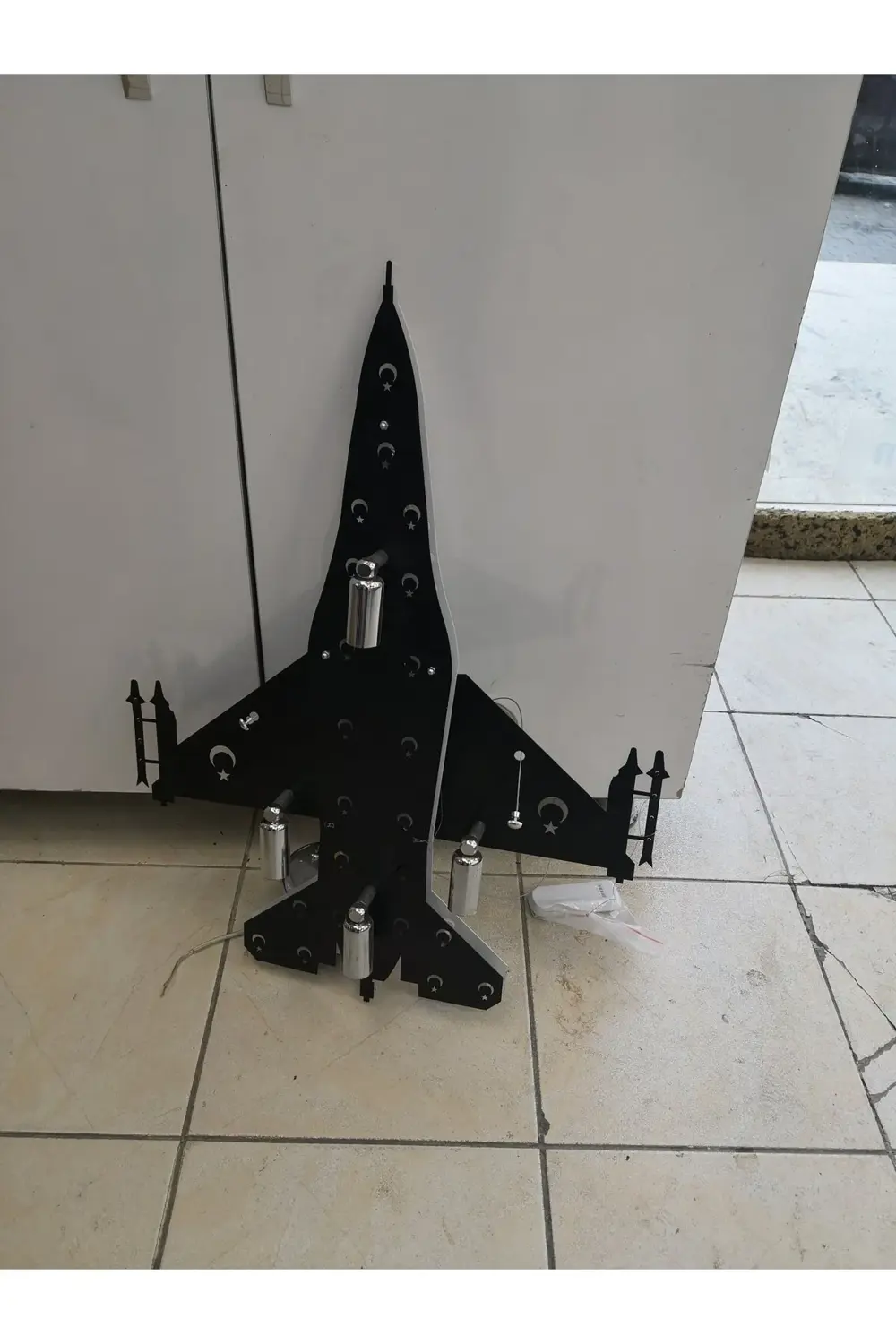 Bjk F16 Uçak Siyah Beyaz Kumandalı