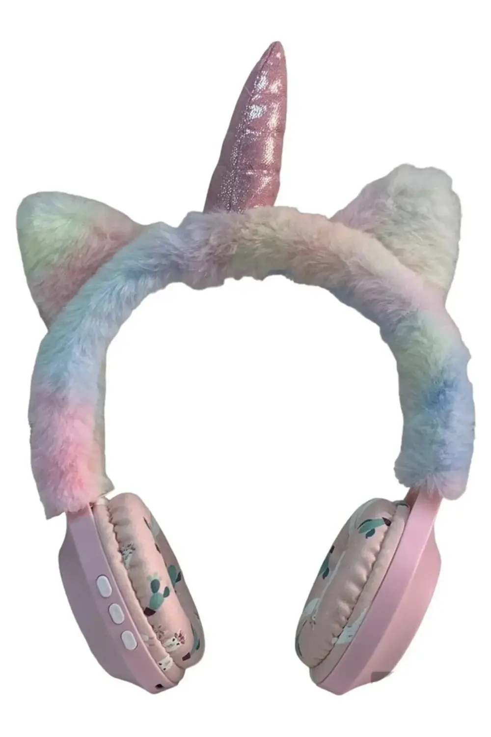 BK-681 Peluş Unicorn Kablosuz 5.0 Mikrofonlu Sd Kart Girişli Kula