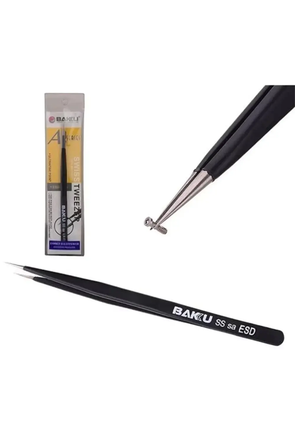 BK-A8-SS-SA-ESD İnce Uzun Uçlu Cımbız