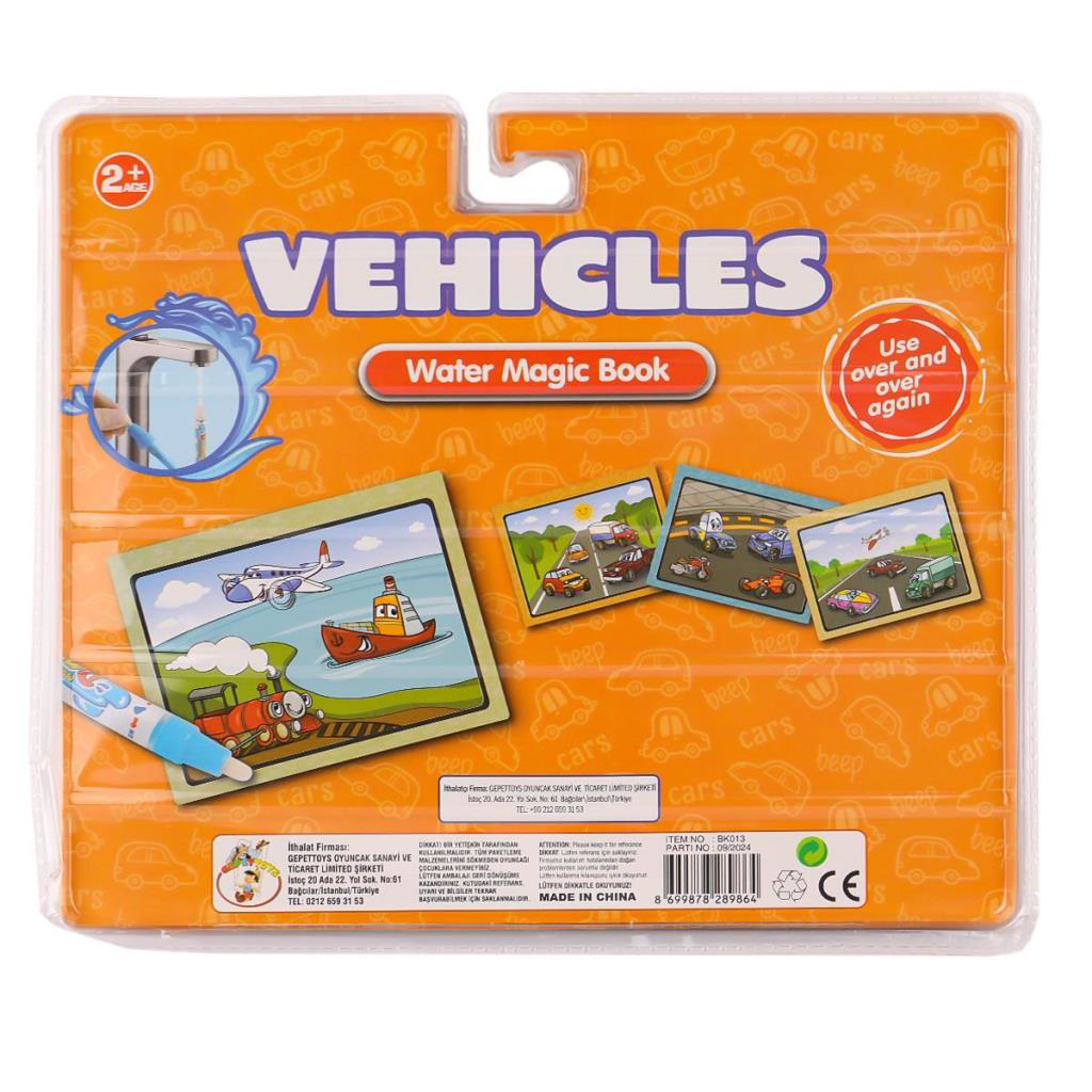 BK001 Sihirli Boyama Kitabım -Gepettoys