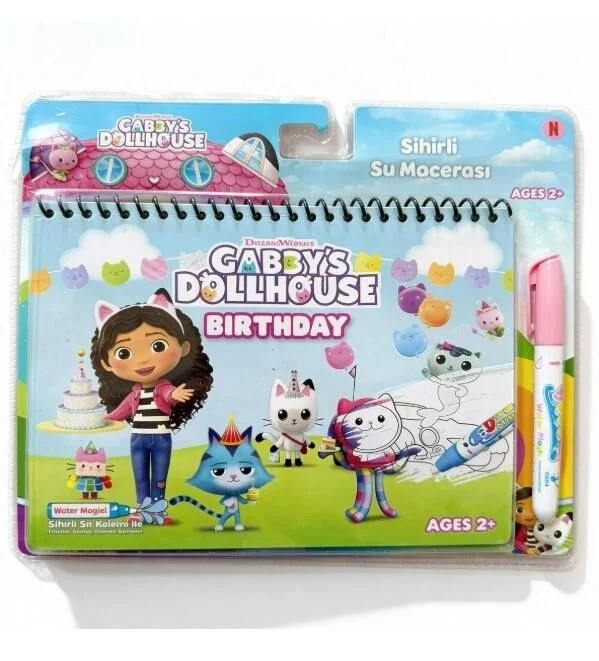BK0011 GABBY DOLLHOUSE LİSANSLI BOYAMA KİTABI-GPT