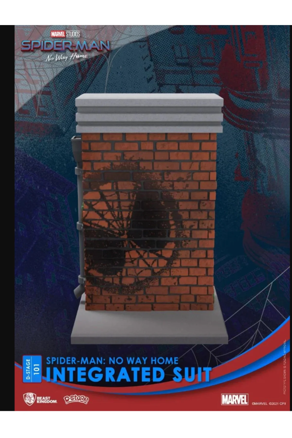 BKD: MARVEL- ÖRÜMCEK ADAM NO WAY HOME SPIDER-MAN (UPGRADED SUIT) (DIORAMA STAGE)