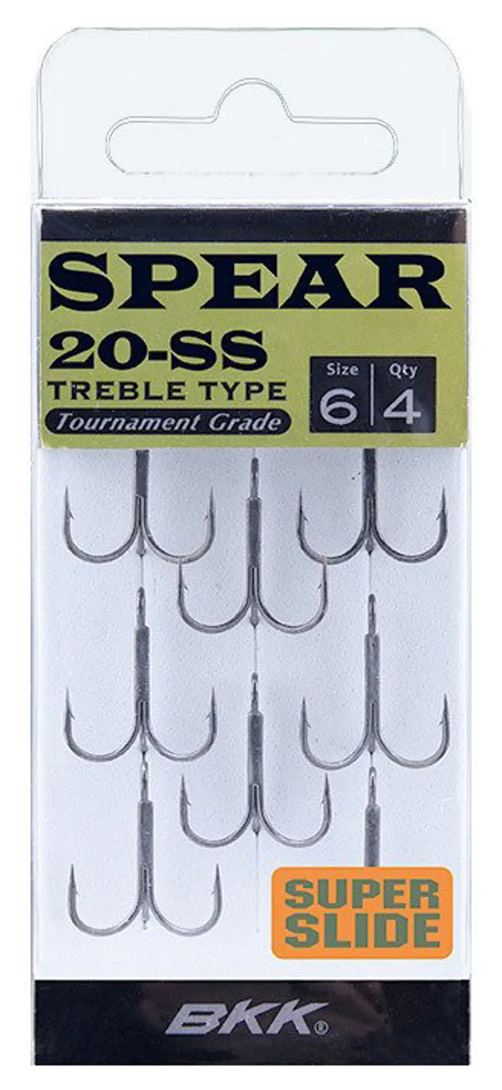 BKK Spear-20 SS Üçlü İğne 4 8 Pcs