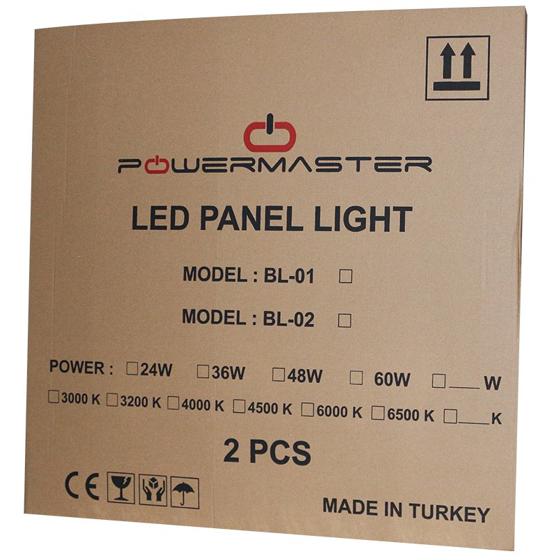 BL-01 60X60 LED PANEL BEYAZ 48W - 6500K--1248 LÜMEN SIVA ALTI (47
