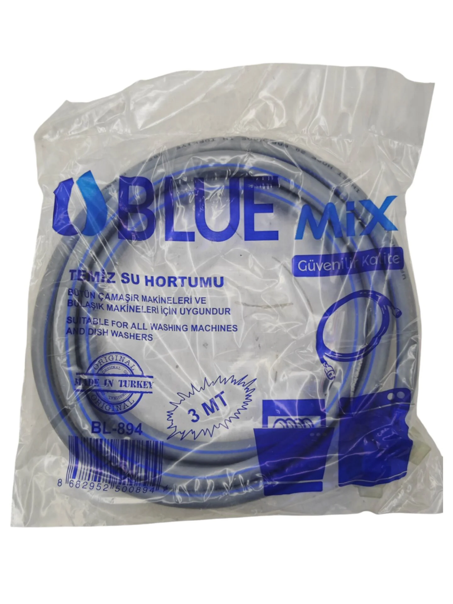 BL-894   Bluemix Makine Temiz Su Hortumu 3m