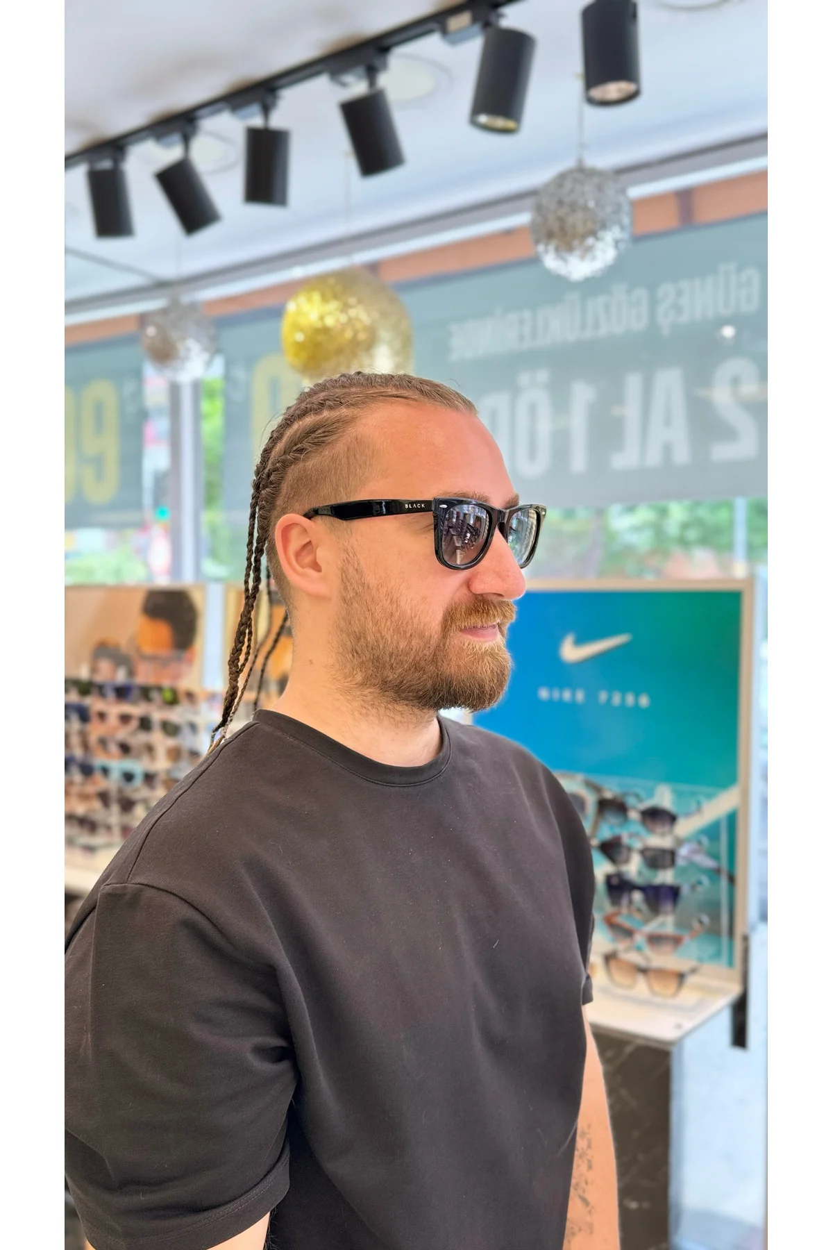 Black 8640 54 C3 Unisex Güneş Gözlüğü