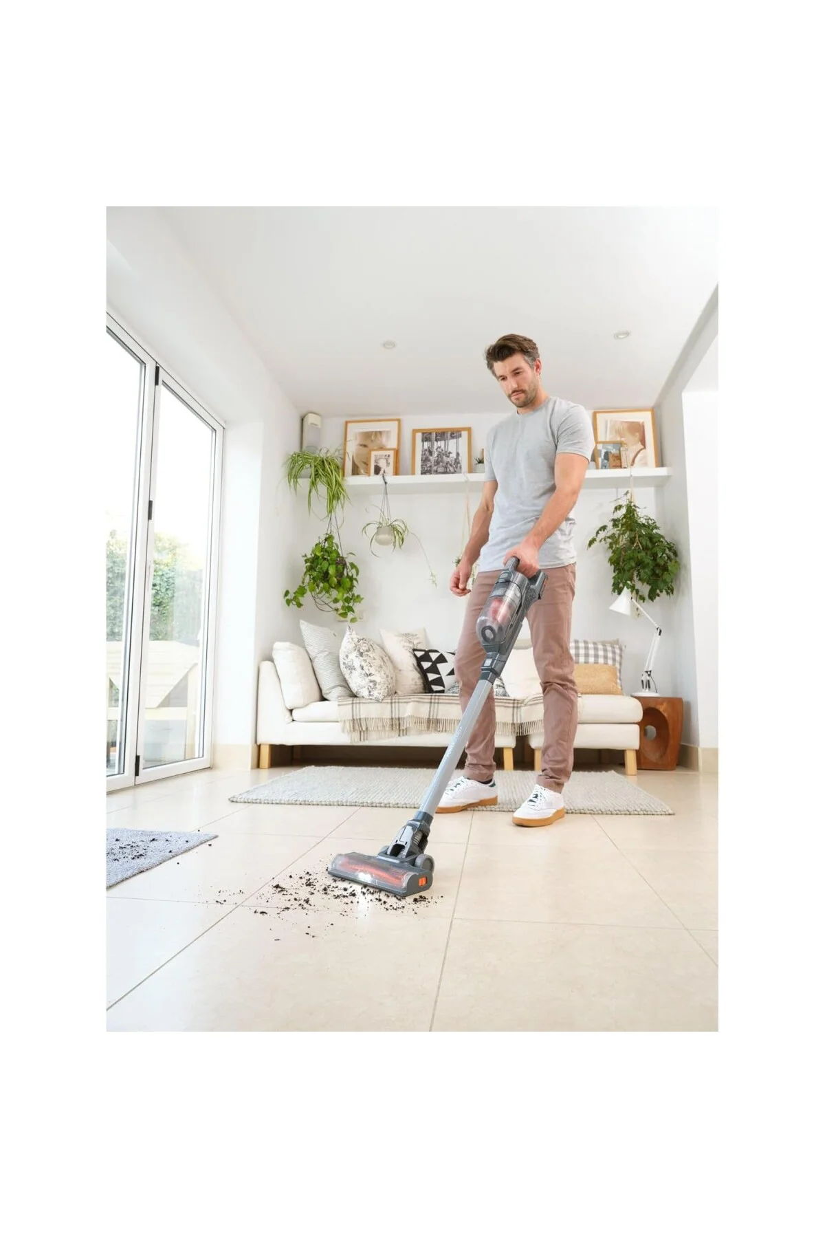Black + Decker BHFEA18D1-QW 2'si 1 Arada 18 V Şarjlı Dikey Süpürg