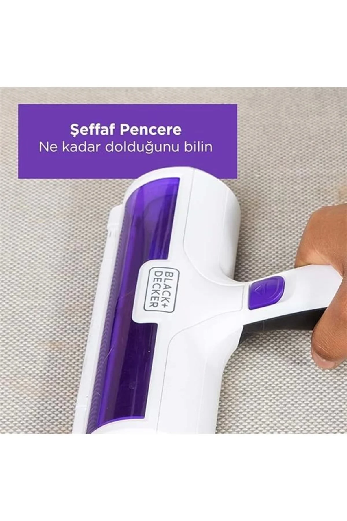 Black + Decker HMSCT0001-XJ Evcil Hayvan Tüy Toplayıcı, Rulo, Köp