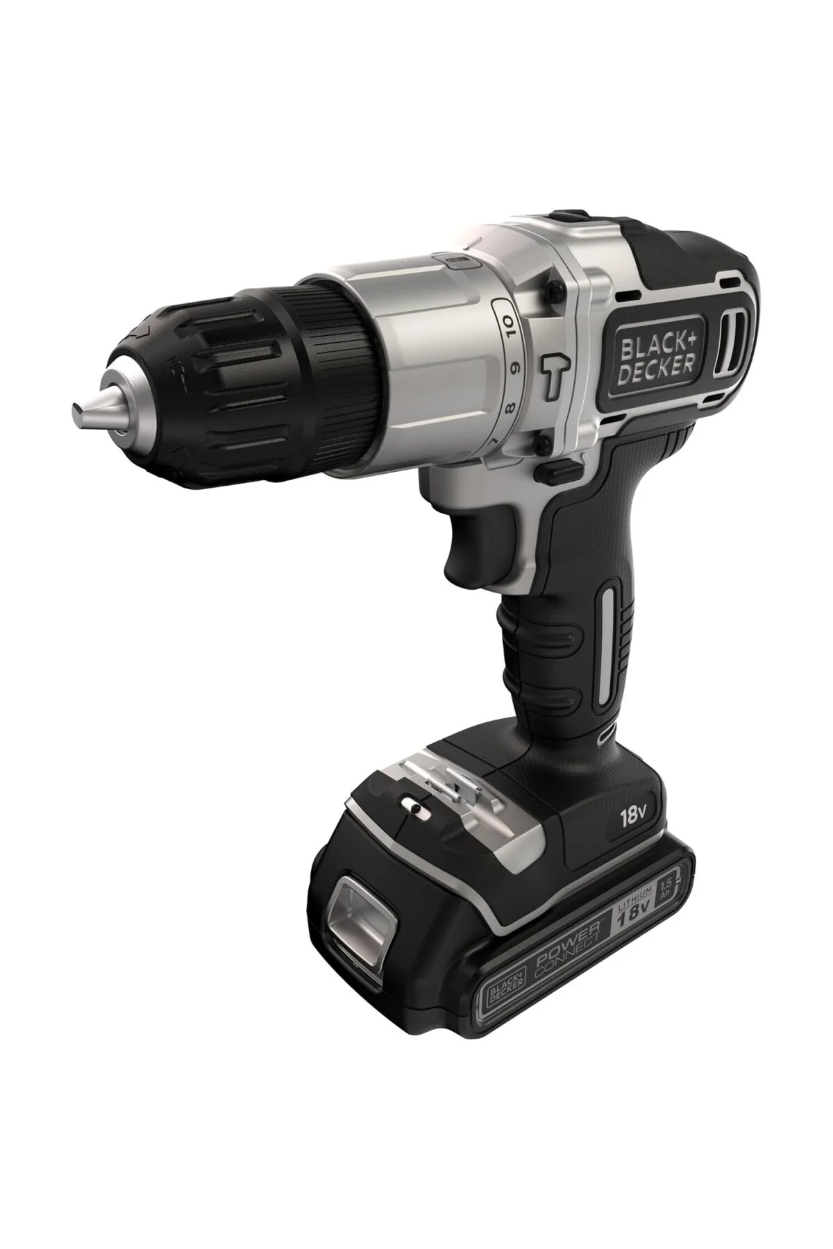 Black + Decker Silver Series BDCHD18SC1K-QW 18V 1.5Ah Tek Batarya