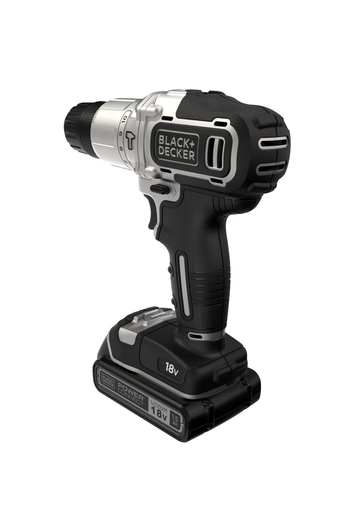 Black + Decker Silver Series BDCHD18SC1K-QW 18V 1.5Ah Tek Batarya