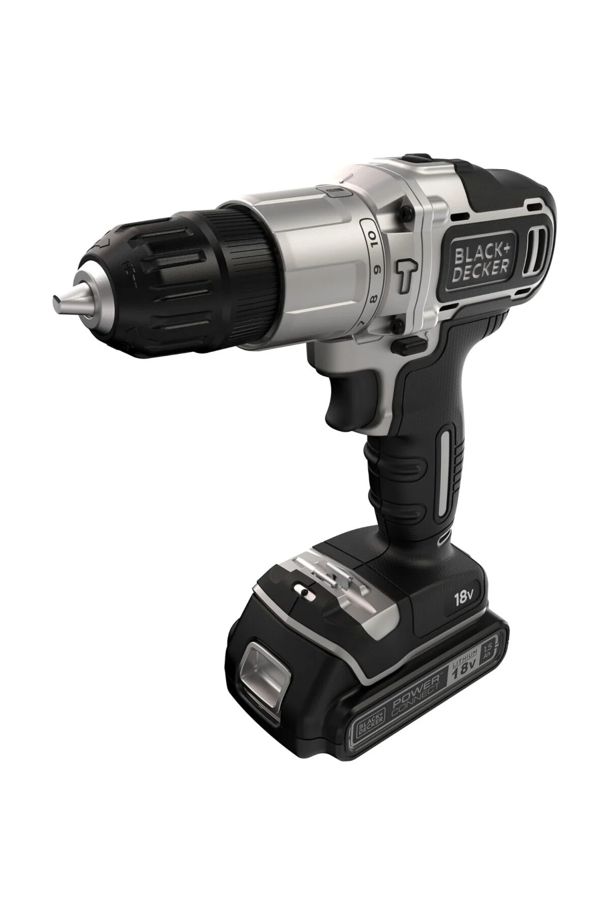 Black + Decker Silver Series BDCHD18SC1K-QW 18V 1.5Ah Tek Batarya