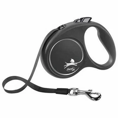 Black Design Otomatik Şerit Köpek Gezdirme Tasması Small 5 Mt Siyah Black Design Otomatik Şerit Köpek Gezdirme Tasması Small 5 Mt Siyah