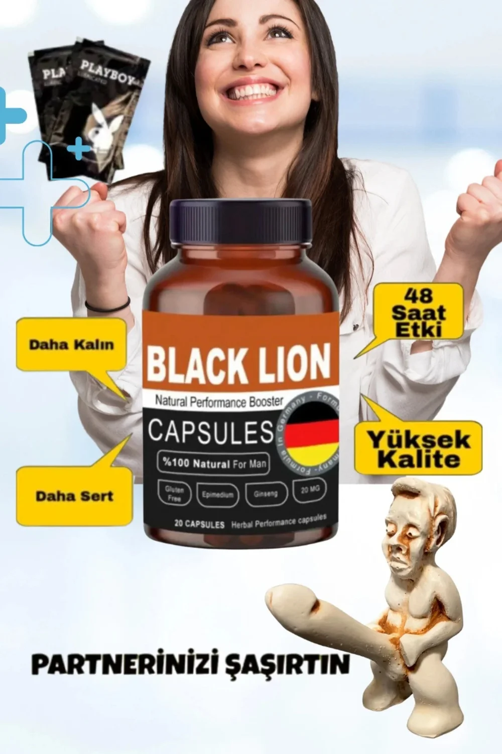 Black Lion Men Booster Erkeklere Özel Kayganlaştırıcı Jel Seti Fiyatı, Yorumları ve Özellikleri