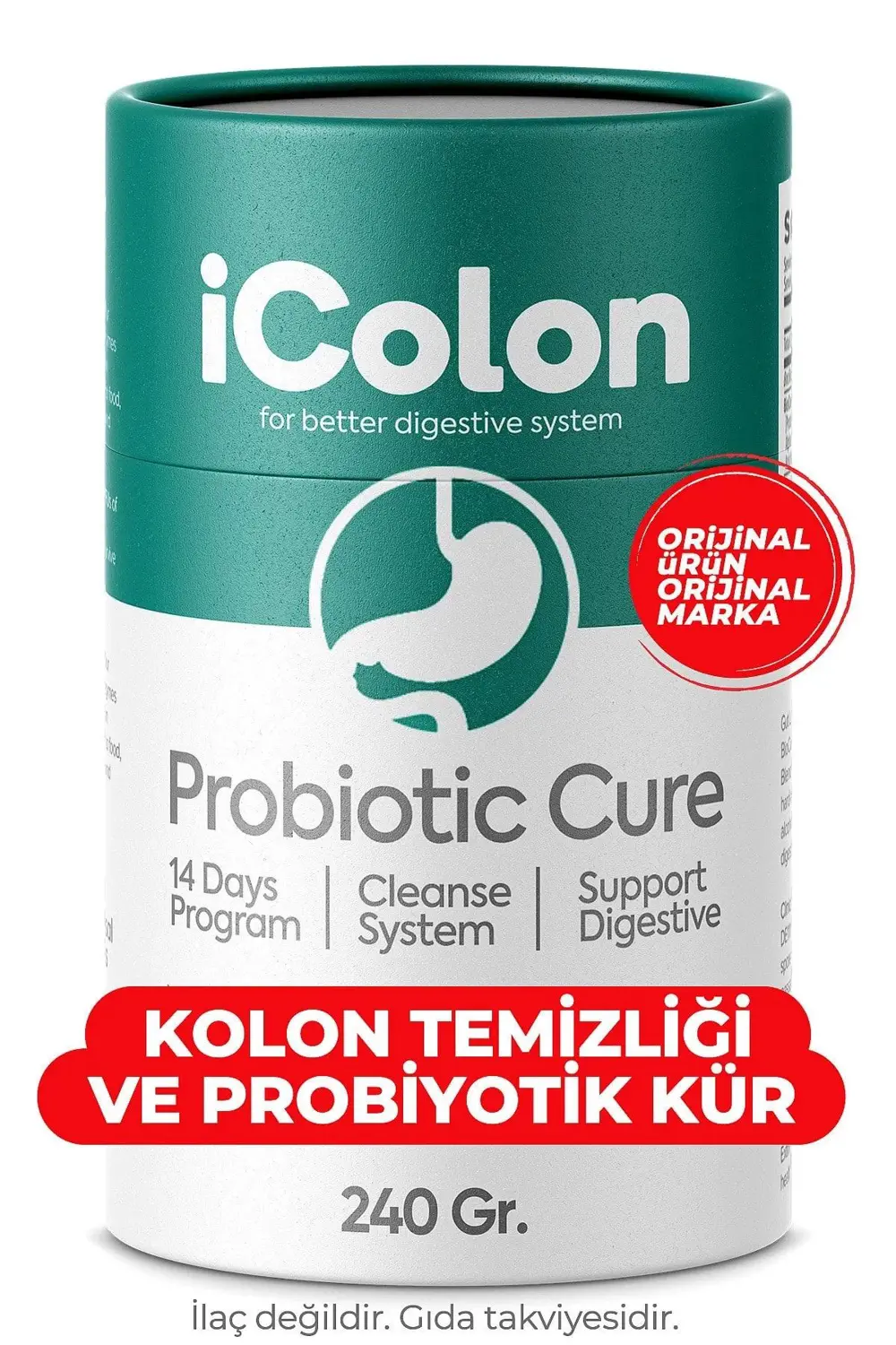 Black Natural Black Natural Icolon Probiyotik Cure 240 Gr Black Natural Black Natural Icolon Probiyotik Cure 240 Gr