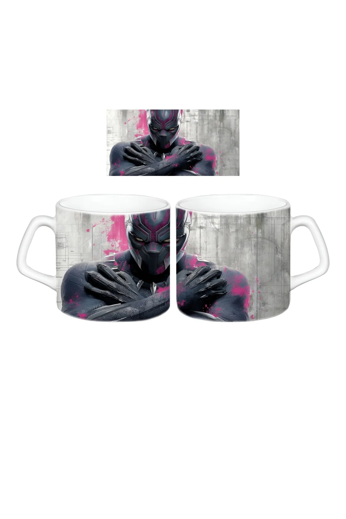 Black Panther Kupa Bardak | Tek Adet 071