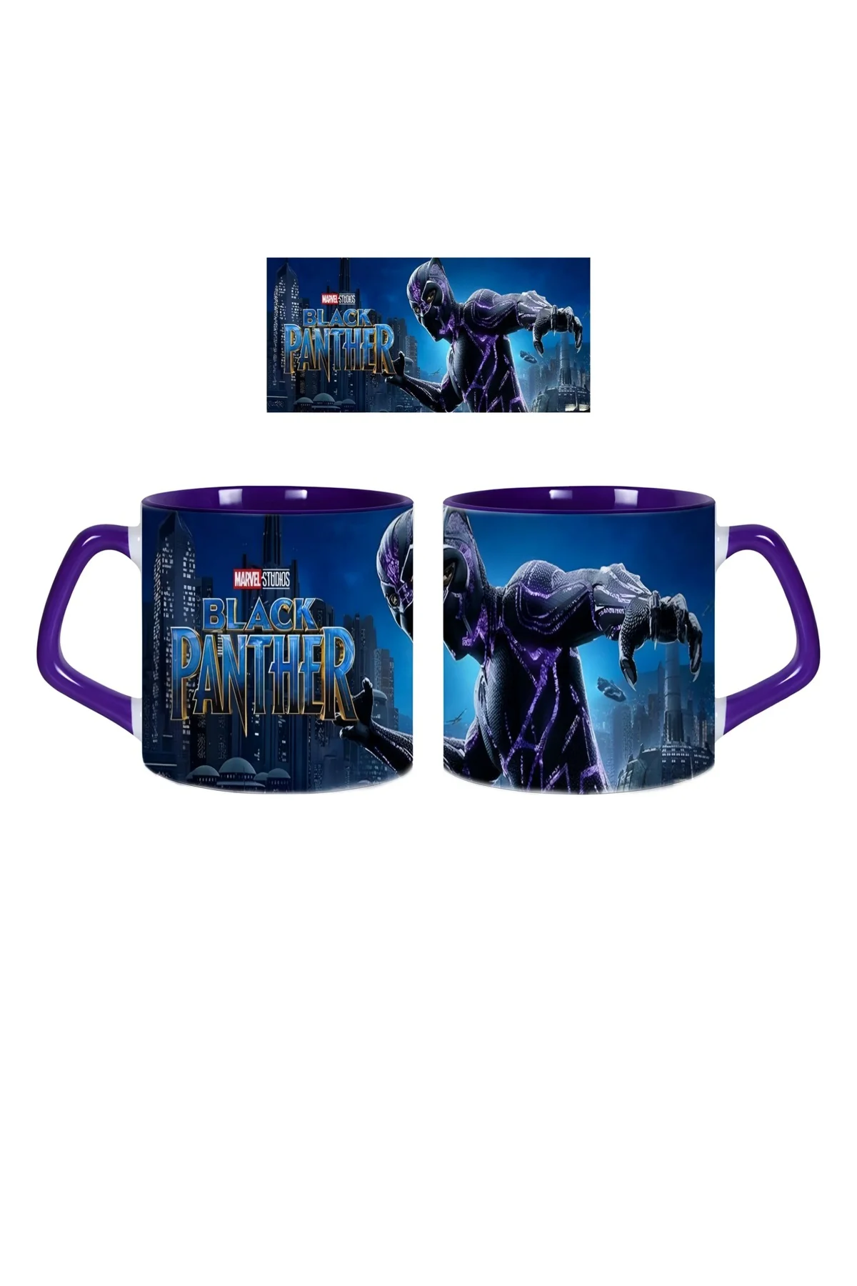 Black Panther Kupa Bardak | Tek Adet 070