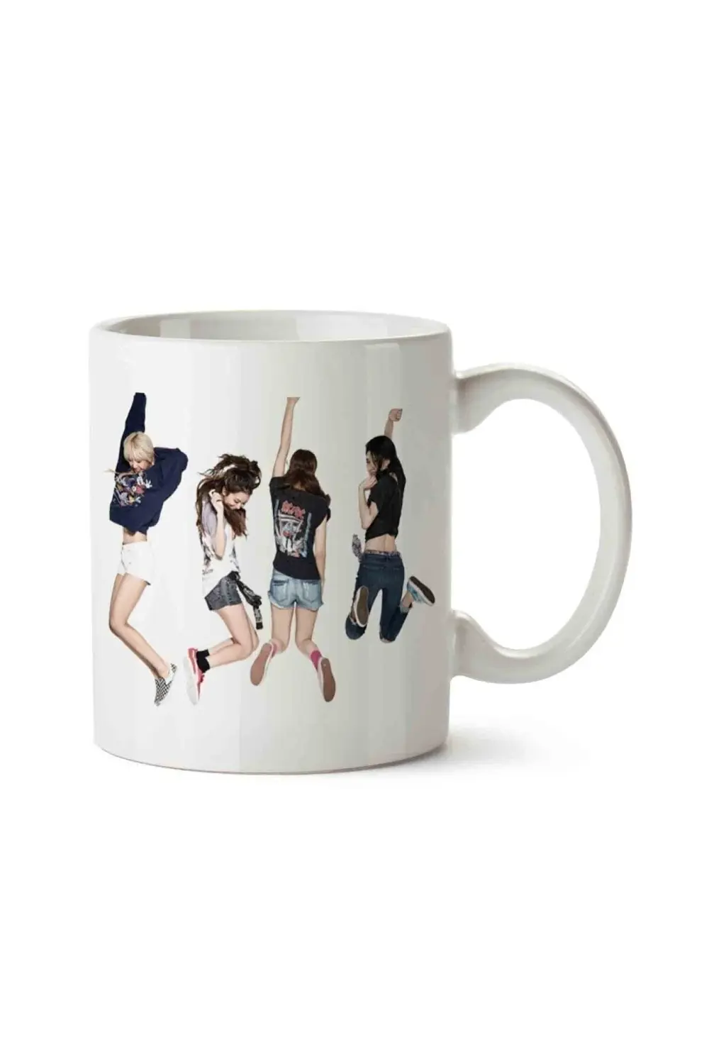 Black Pink 11 Porselen Kupa Bardak