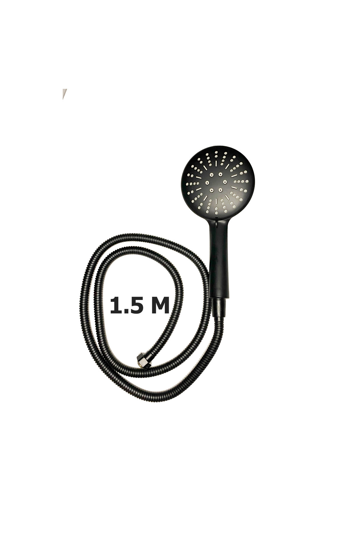 Purvien Black Sun Siyah Sürgülü Duş Seti 3 Fonksiyonlu Duş Başlığı 1.5M Purvien Black Sun Siyah Sürgülü Duş Seti 3 Fonksiyonlu Duş Başlığı 1.5M