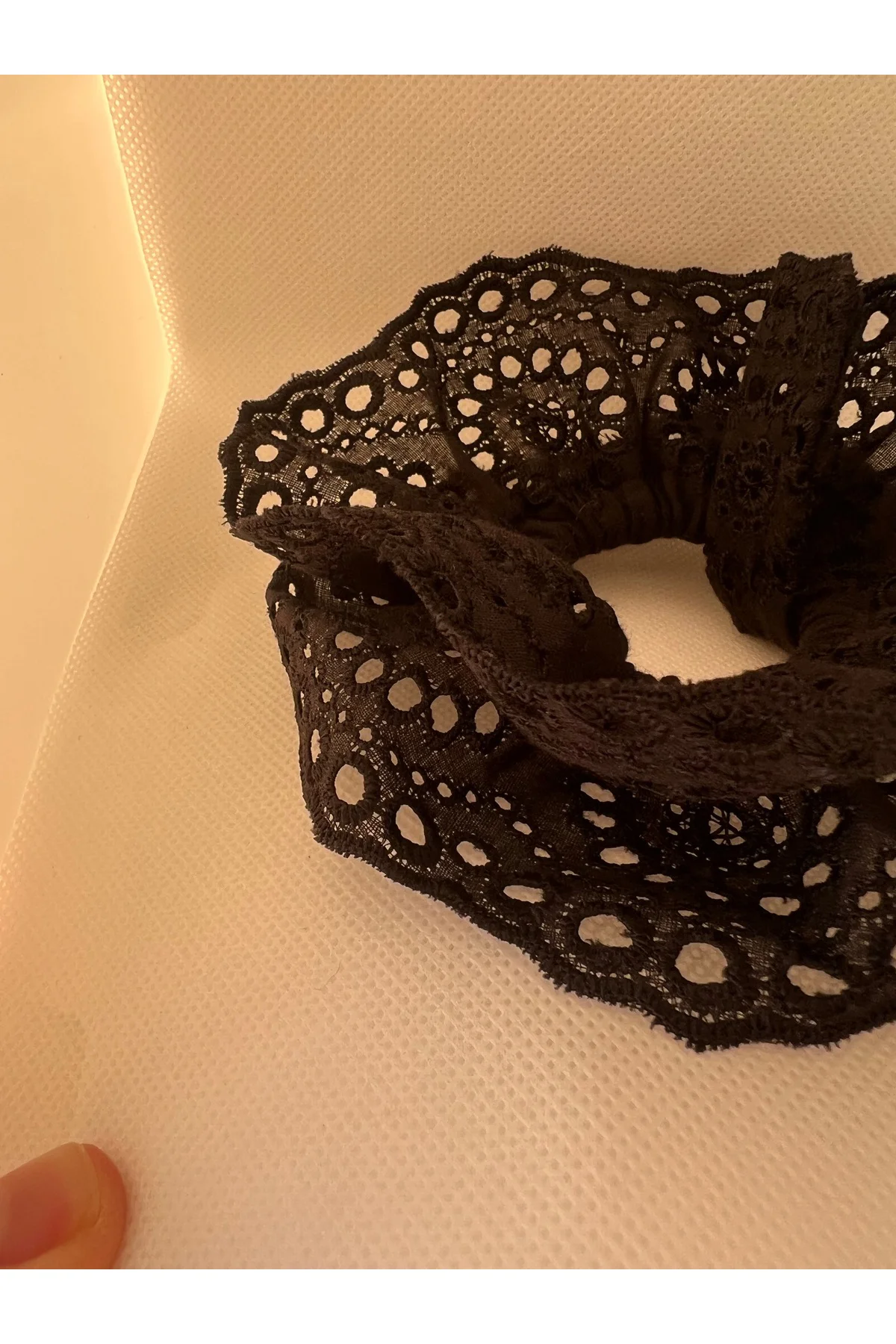 Black Swan Siyah Bale Scrunchie Lastik Toka