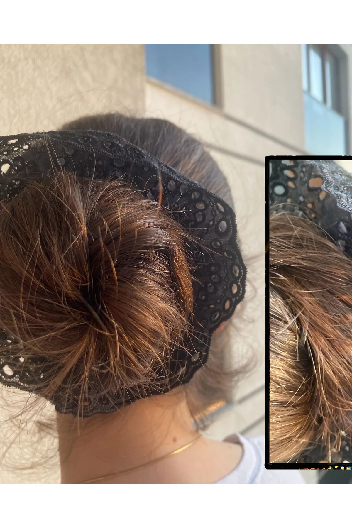 Black Swan Siyah Bale Scrunchie Lastik Toka