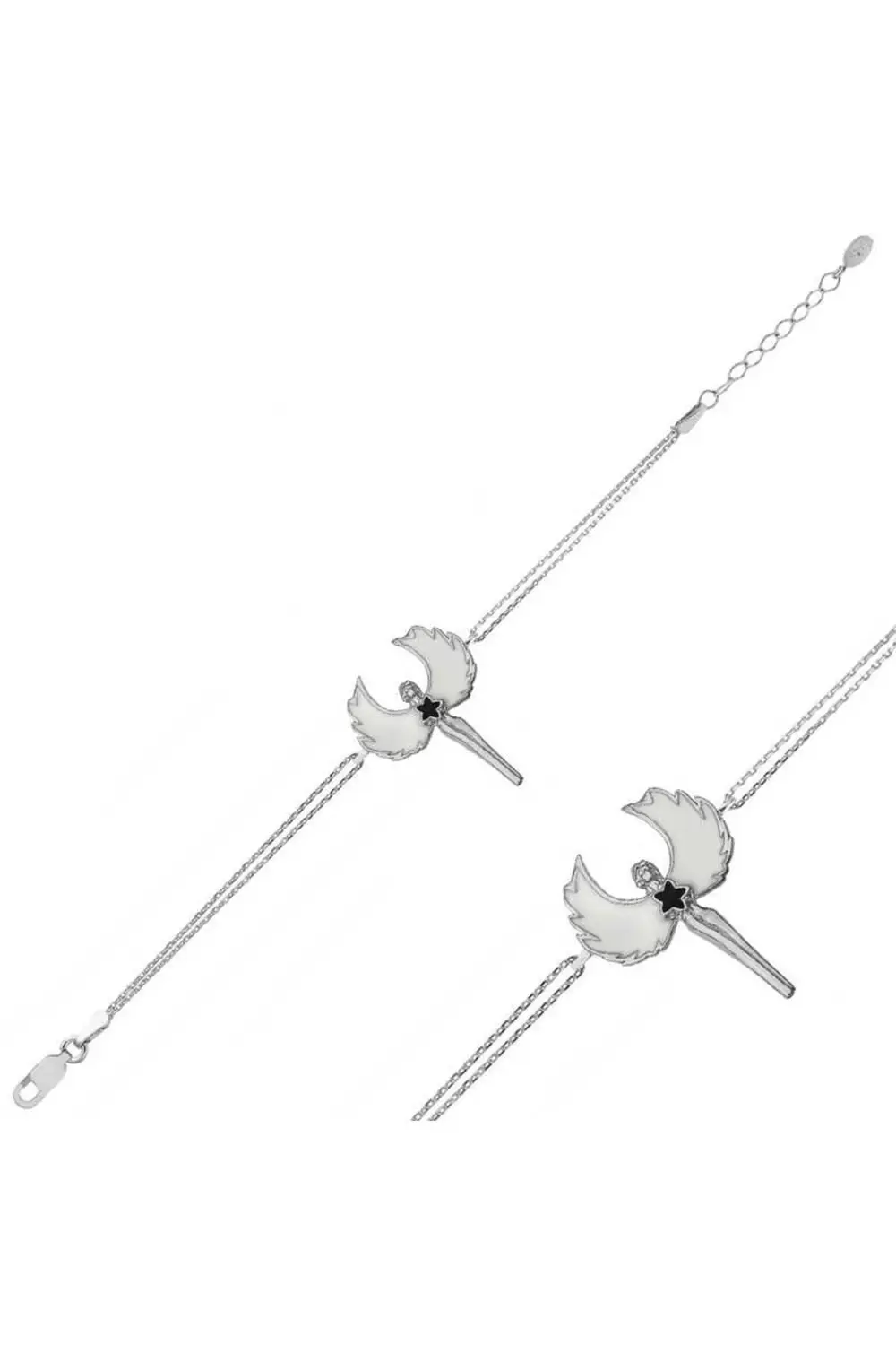 BlackCraft 925 Ayar Gümüş Su Perisi Bileklik (BC-F63A66)