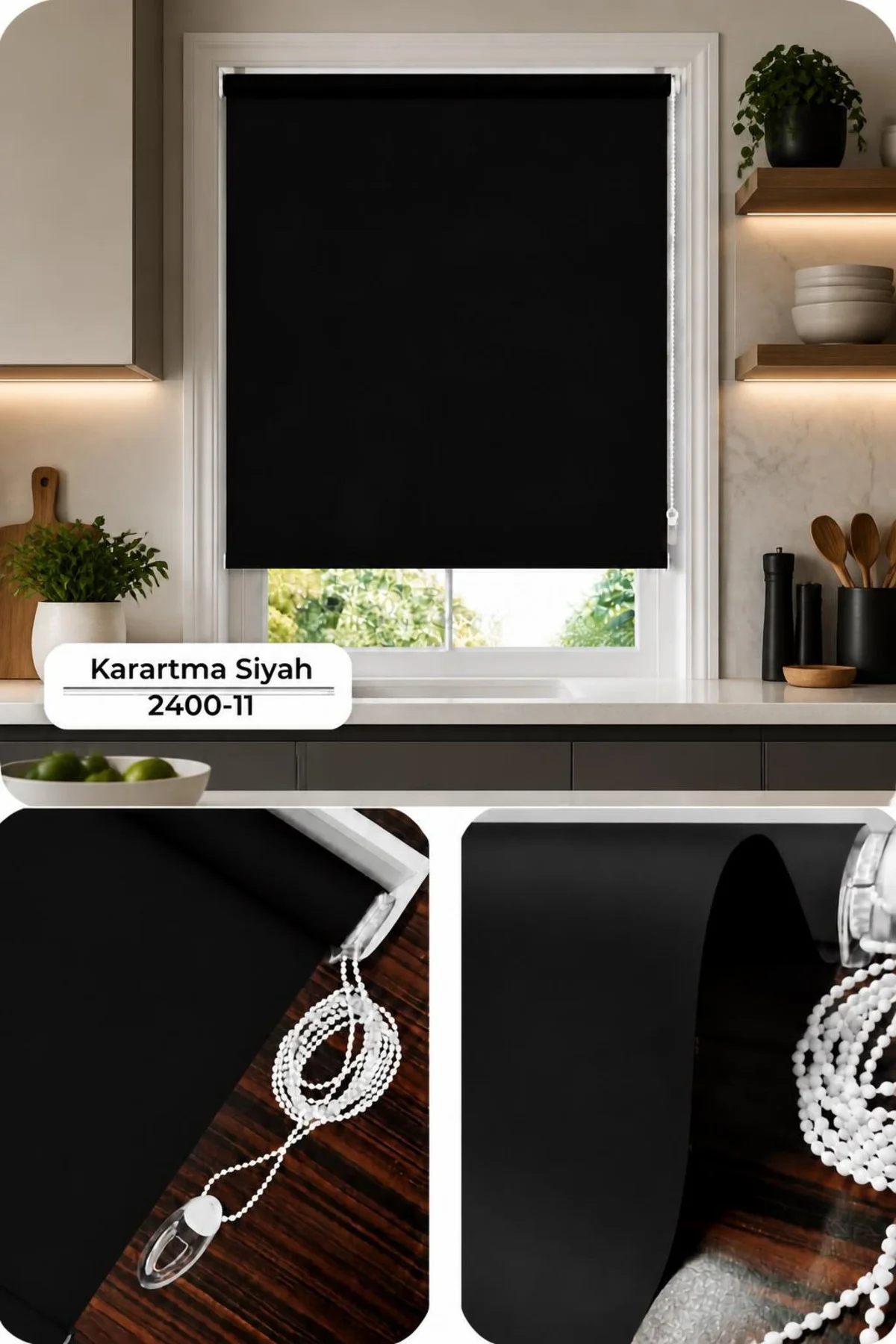 Blackout %100 Karartma Stor Perde Çizilmez Leke Tutmaz Alüminyum Kasalı Özel Ölçü Siyah Blackout %100 Karartma Stor Perde Çizilmez Leke Tutmaz Alüminyum Kasalı Özel Ölçü Siyah