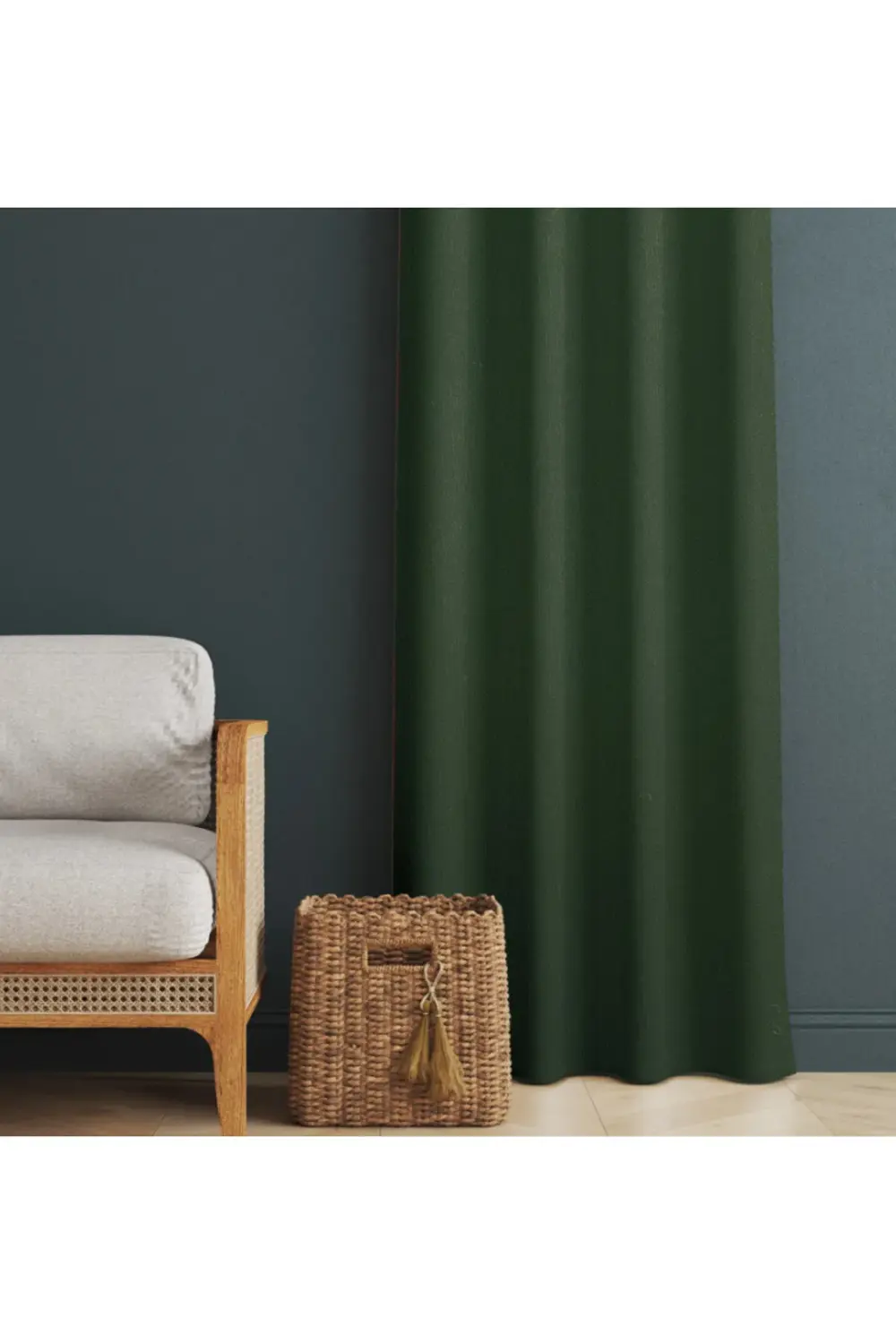 Blackout Karartma Fon Perde Yeşil