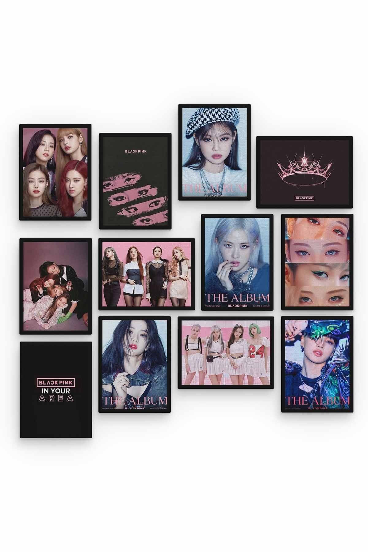 Blackpink 12 Parça Ahşap Mdf Tablo Zlltb362