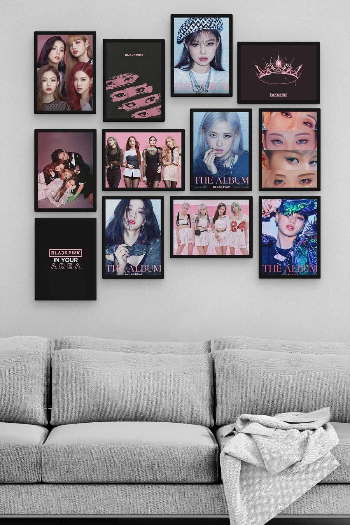 Blackpink 12 Parça Ahşap Mdf Tablo Zlltb362