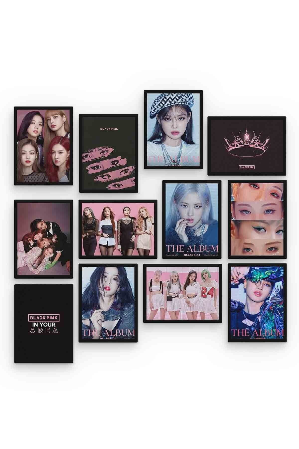 Blackpink 12 Parça Mdf (ahşap) Tablo Ofis Boyu 