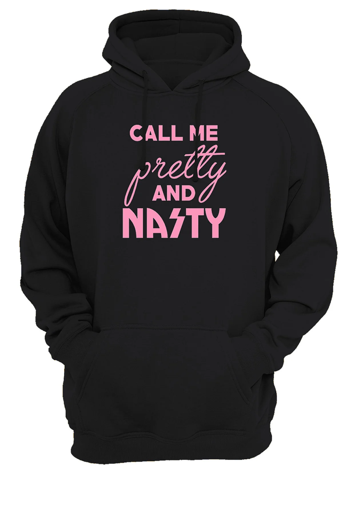 Blackpink Call Me Pretty Çift Baskılı Fermuarsız Kapüşonlu Sweatshirt Hoodie