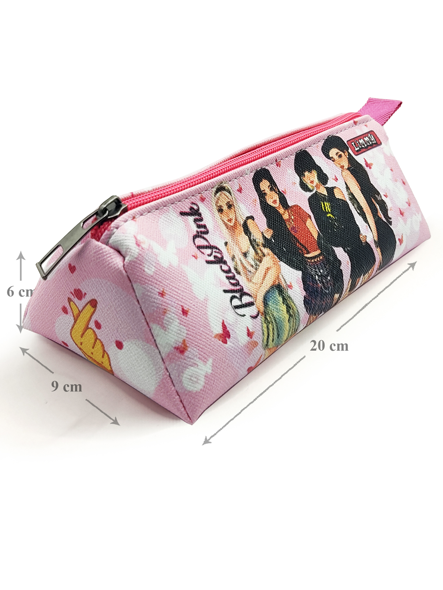 BlackPink Kalem Kutusu Black pink Üçgen Kalemkutu Jumbo Vegan Der