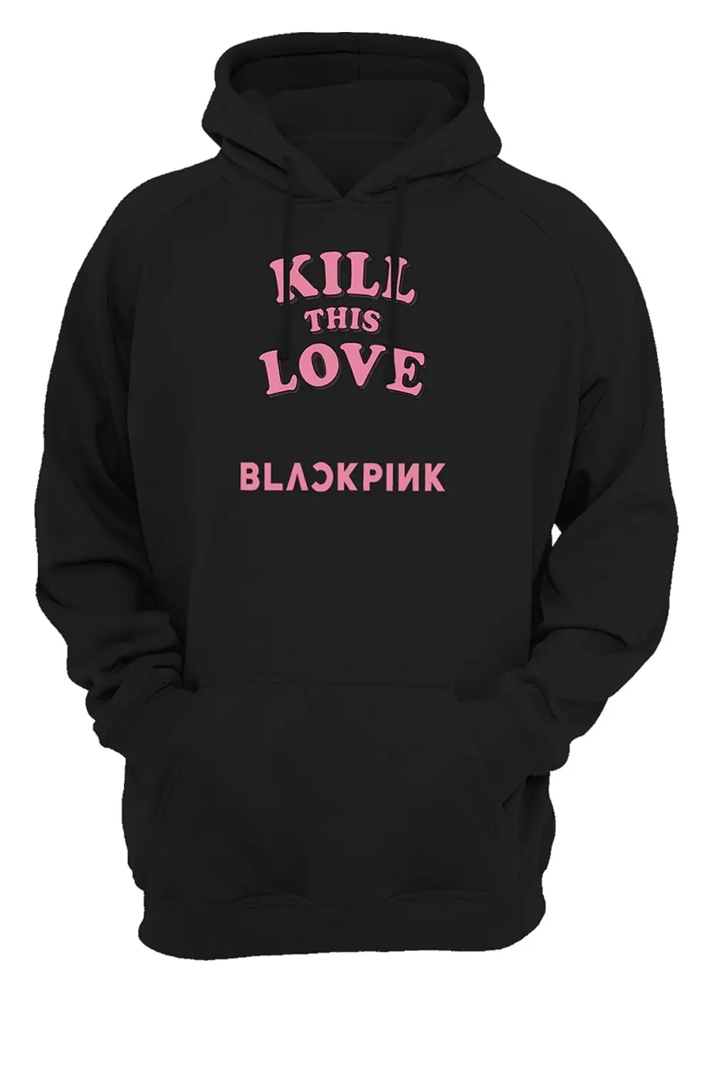 Blackpink Kill This Love Çift Baskılı Fermuarsız Kapüşonlu Sweats