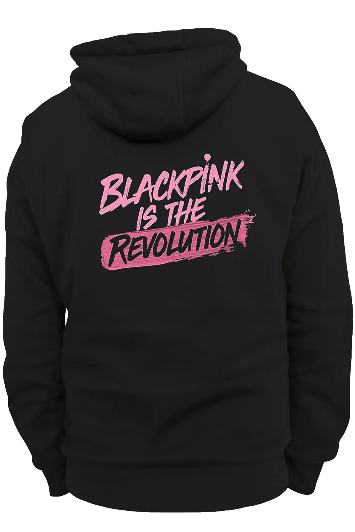 Blackpink Revolution Çift Baskılı Fermuarsız Kapüşonlu Sweatshirt Hoodie