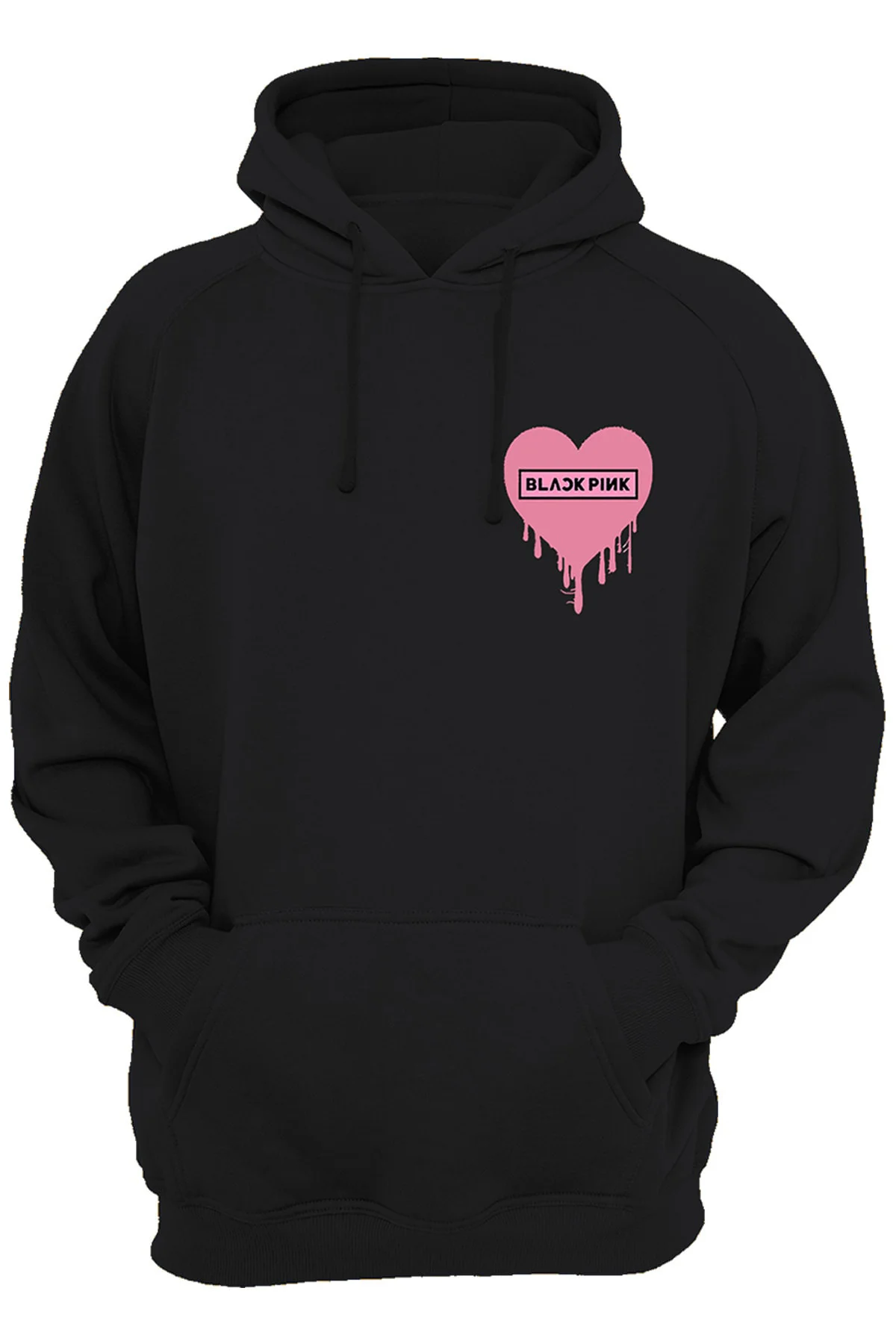 Blackpink Üyeleri Çift Baskılı Fermuarsız Kapüşonlu Sweatshirt Ho