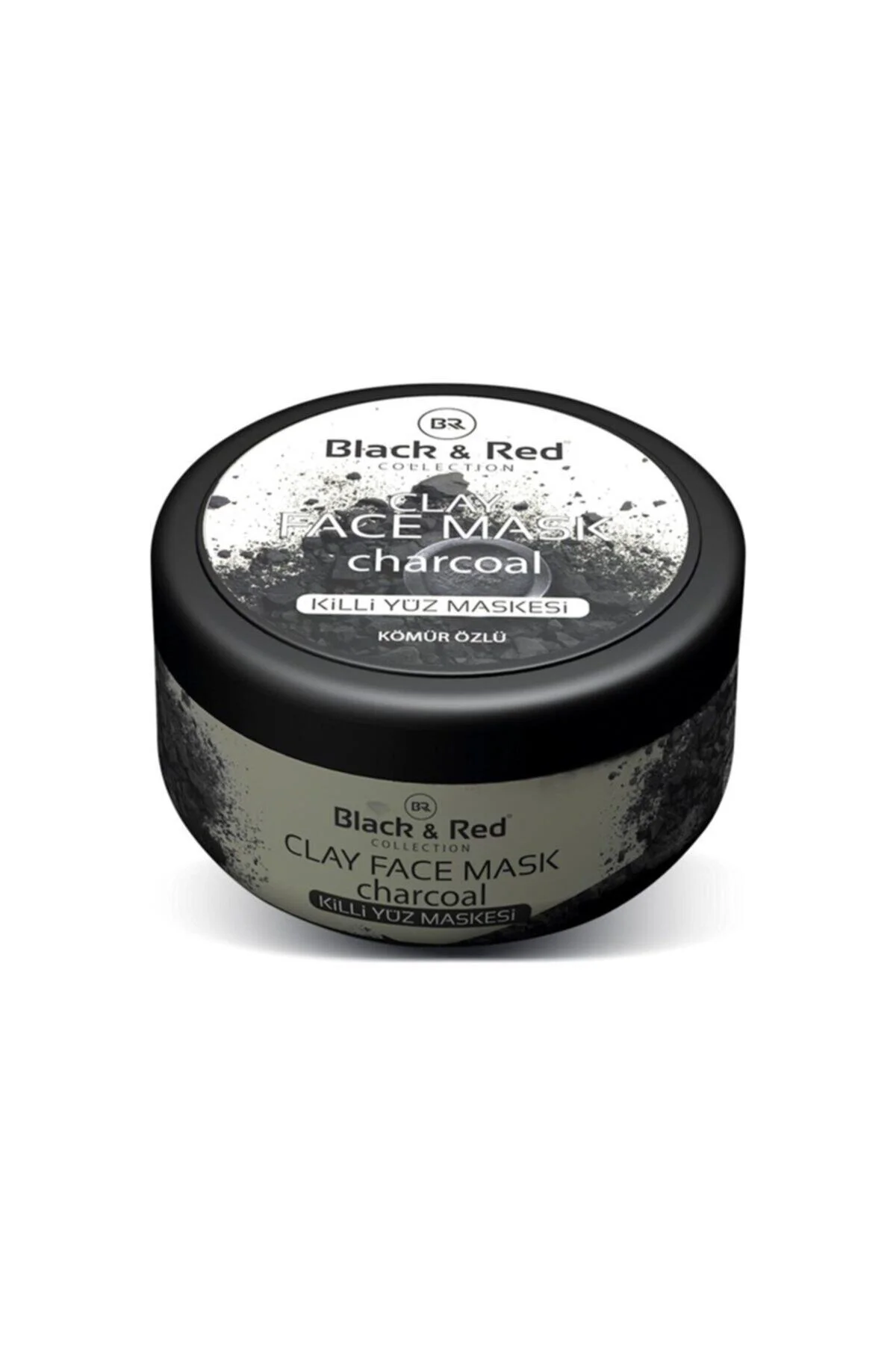 Black&red Clay Face Mask Kömür Özlü Killi Yüz Maskesi 400 gr