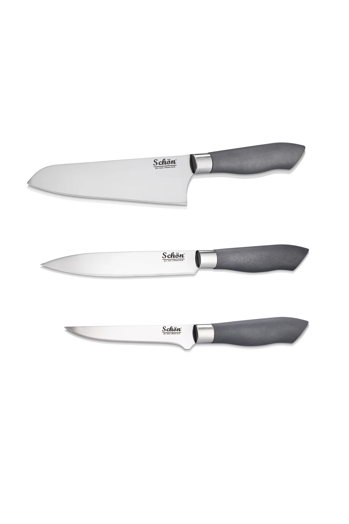 BladeX 3 Parça Bıçak Seti-Gri