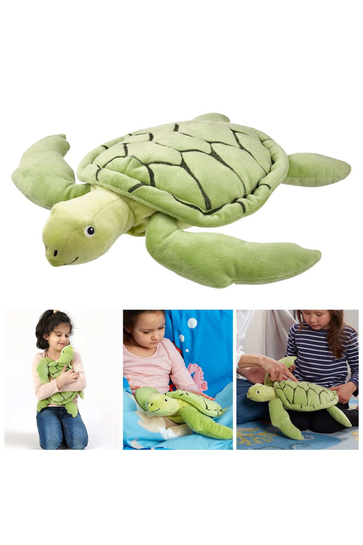İkea Blavingad Yeşil 44 Cm Caretta Caretta Deniz Kaplumbağasi Yumuşak 