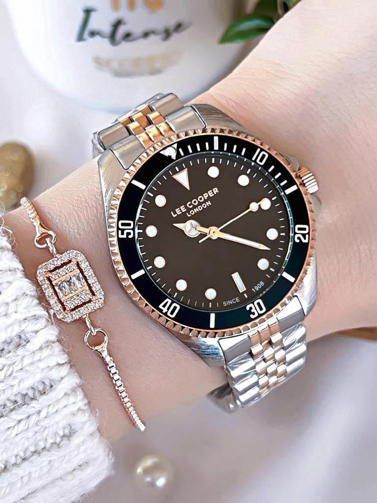 BLC07593.560 Lee Cooper Elite Seri Çelik Kordonlu 3 Atm Suya Daya