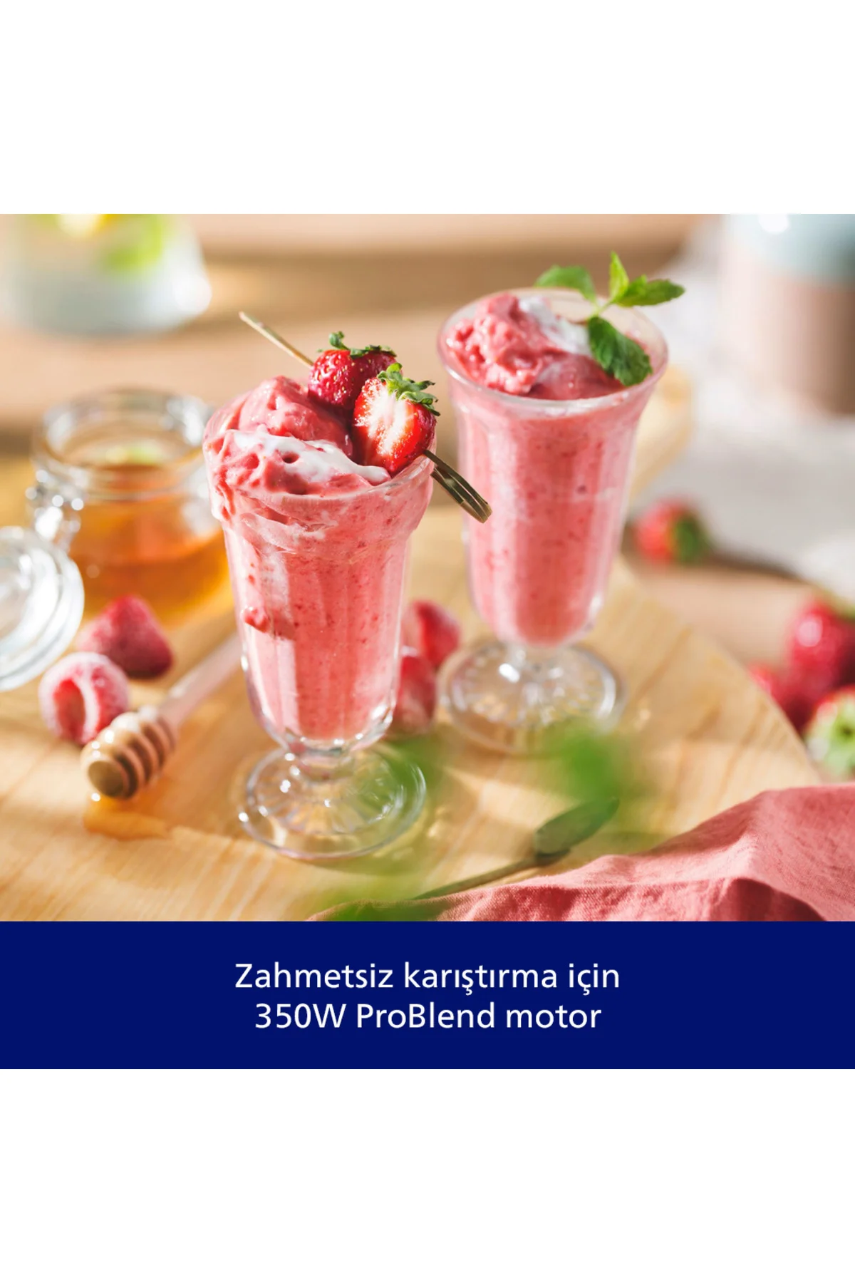 Blender, 350 W, ProBlend teknolojisi, 600 ml hazne, HomeID uygulaması, HR2672/00