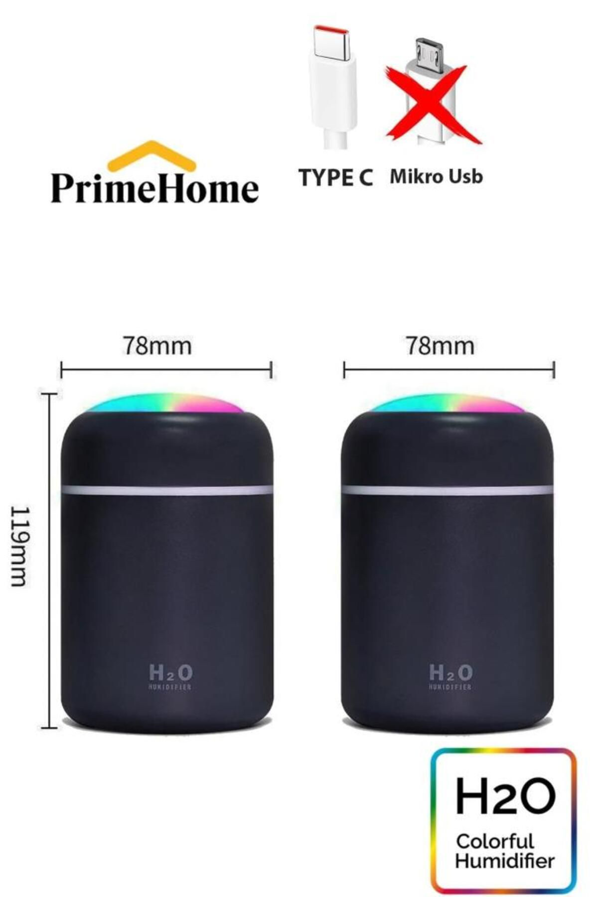 Eksik Sepeti Blic Ultrasonik Hava Nemlendirici Buhar Makinesi 300 Ml Gri Cm-9S