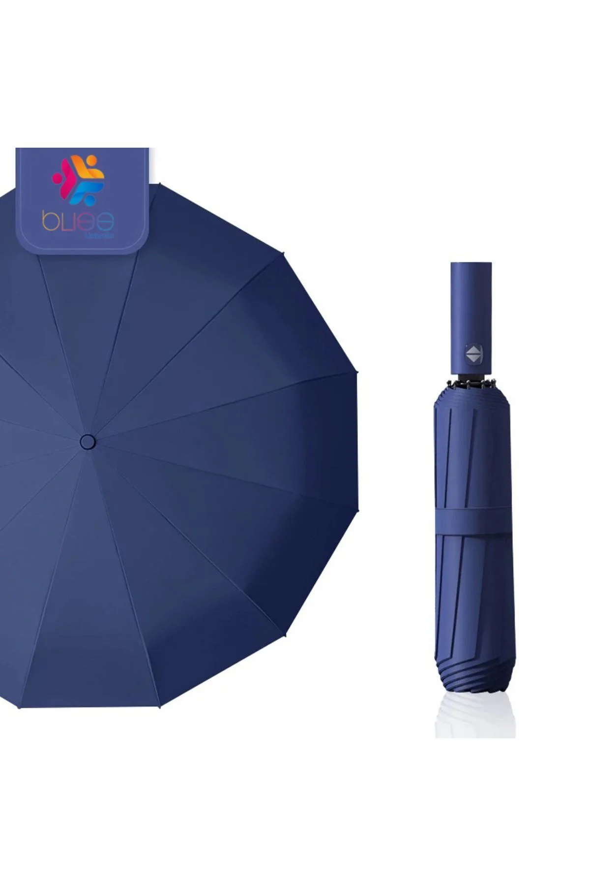Bliss Umbrella Lacivert 12 Telli Şemsiye Bliss Umbrella Lacivert 12 Telli Şemsiye