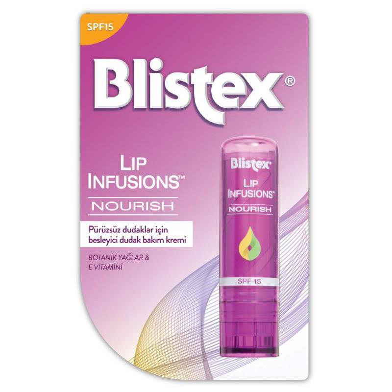 Blistex Lip Infusions Nourish Dudak Bakım Kremi SPF15 3,7g