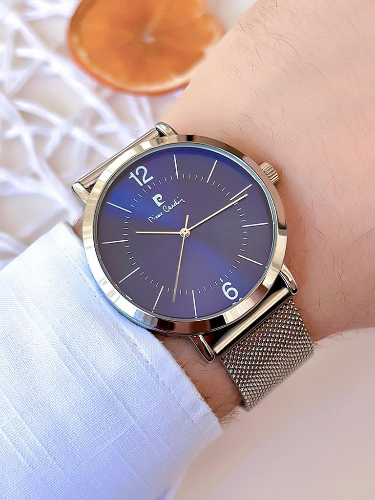 BLKT.2.621 Pierre Cardin Çelik Kordon Erkek Kol Saati 30 Mt Su Ge