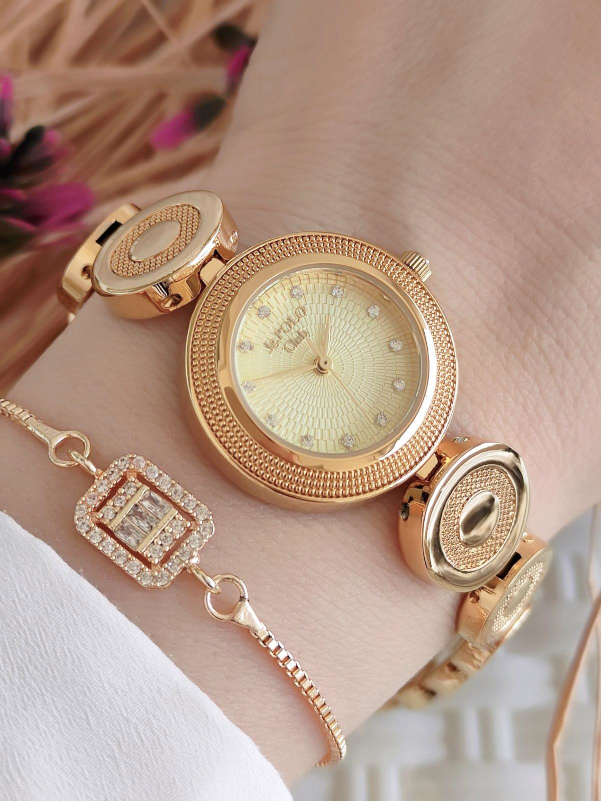 BLKT.2.624 JG. Polo Club Taş Detaylı Baget Bileklik Hediyeli Meta