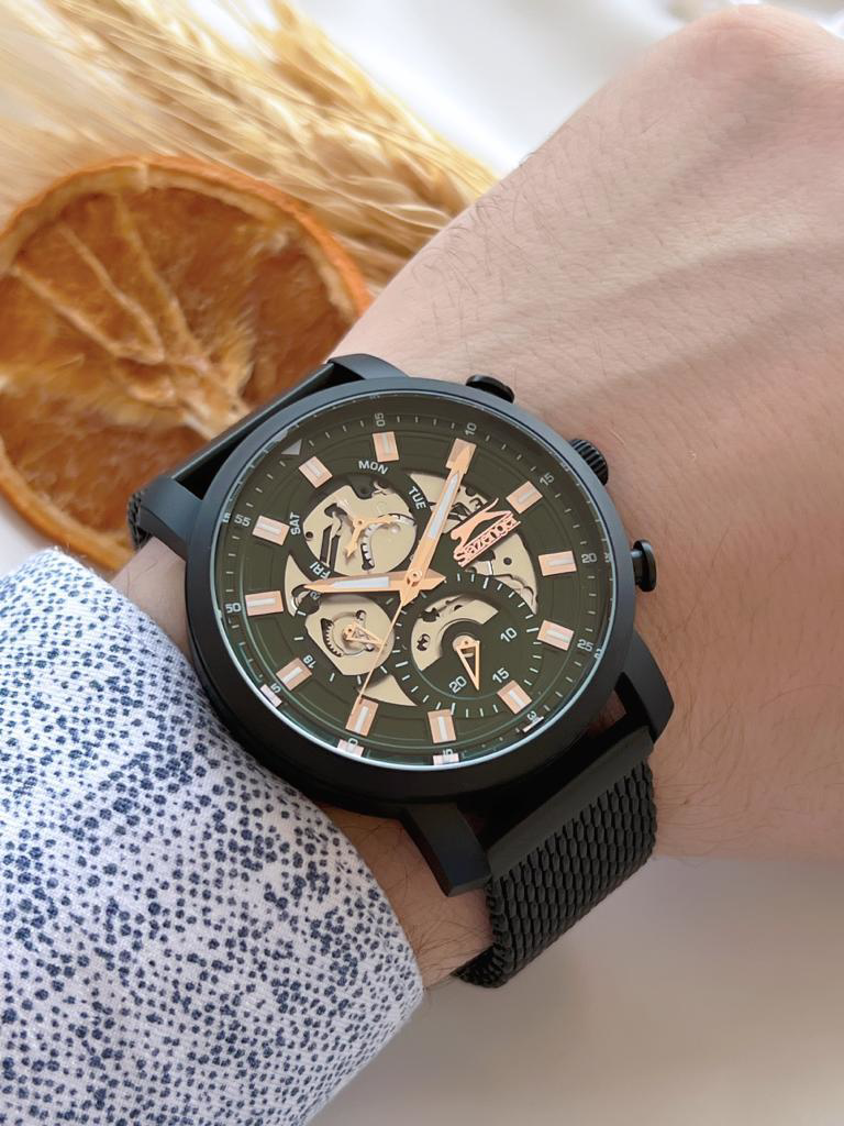 BLKT.2.702 Çelik Kordon Yeşil Kadran Kararmaz Renk Atmaz Yapmaz F