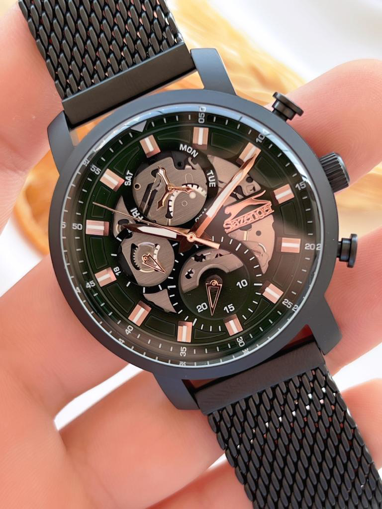 BLKT.2.702 Çelik Kordon Yeşil Kadran Kararmaz Renk Atmaz Yapmaz F