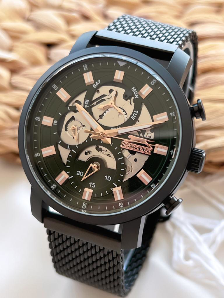 BLKT.2.702 Çelik Kordon Yeşil Kadran Kararmaz Renk Atmaz Yapmaz F